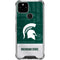 Michigan State University Jersey Split Google Pixel 5 Clear Case
